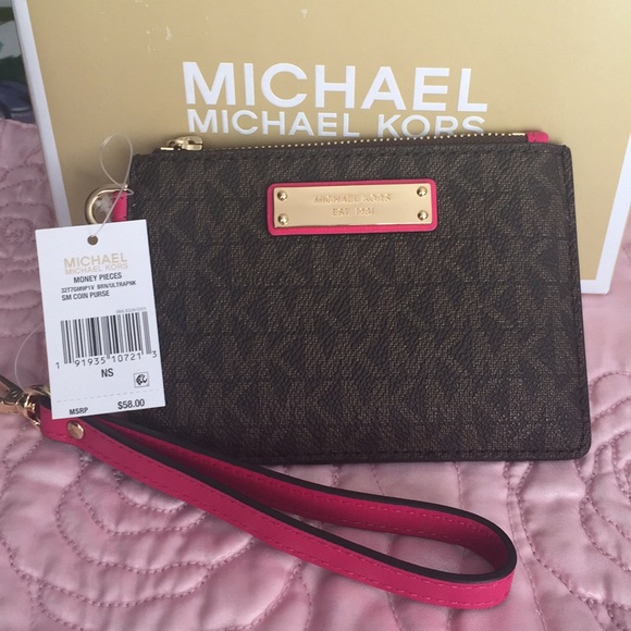 Michael Kors Handbags - MK Small Wallet w/ Strap